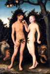 Адам и Ева в раю (грехопадение)